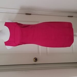 Elie Tahari Size Unknown Fuschia Seamed Sleeveless Shift Dress, EUC